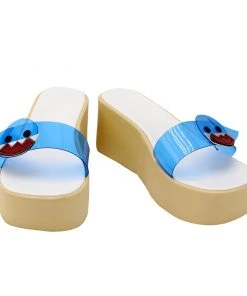 NewCosplay Hololive Vtuber Gawr Gura Boots Halloween Costumes Accessory Custom Made Cosplay Shoes New Arrivals