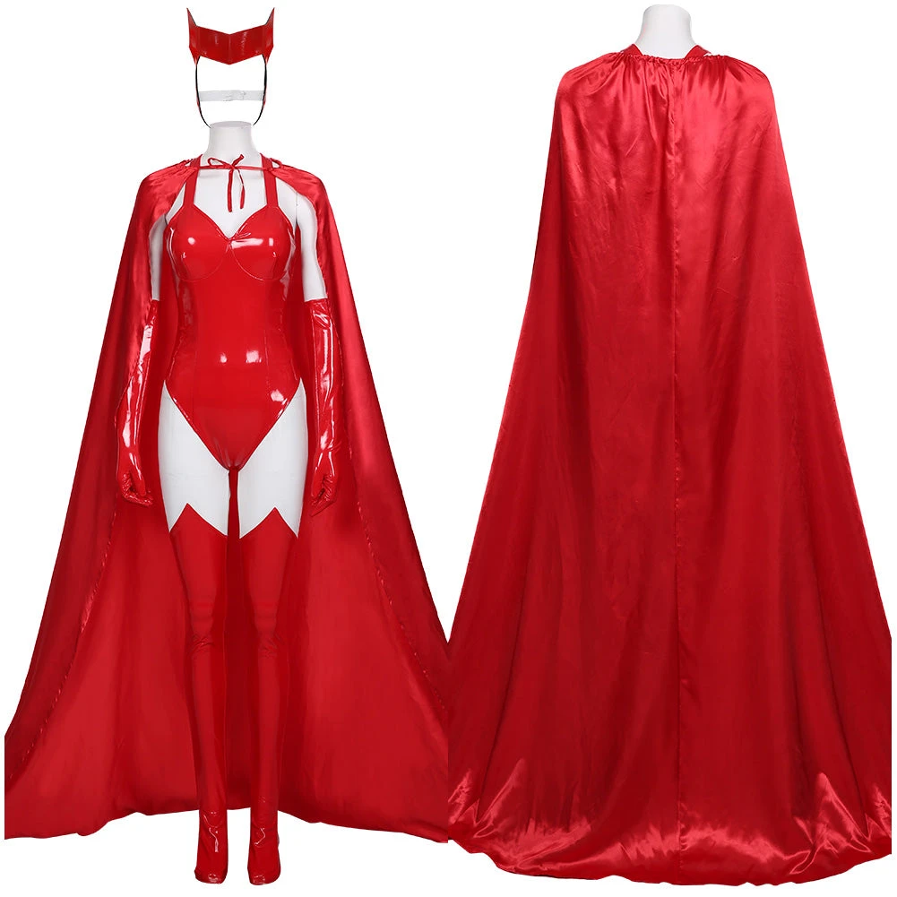 NewCosplay New Arrivals WandaVision2020- Sexy Scarlet Witch Wanda Maximoff Women Outfit Halloween Carnival Costume Cosplay Costume 3 NewCosplay New Arrivals WandaVision2020- Sexy Scarlet Witch Wanda Maximoff Women Outfit Halloween Carnival Costume Cosplay Costume