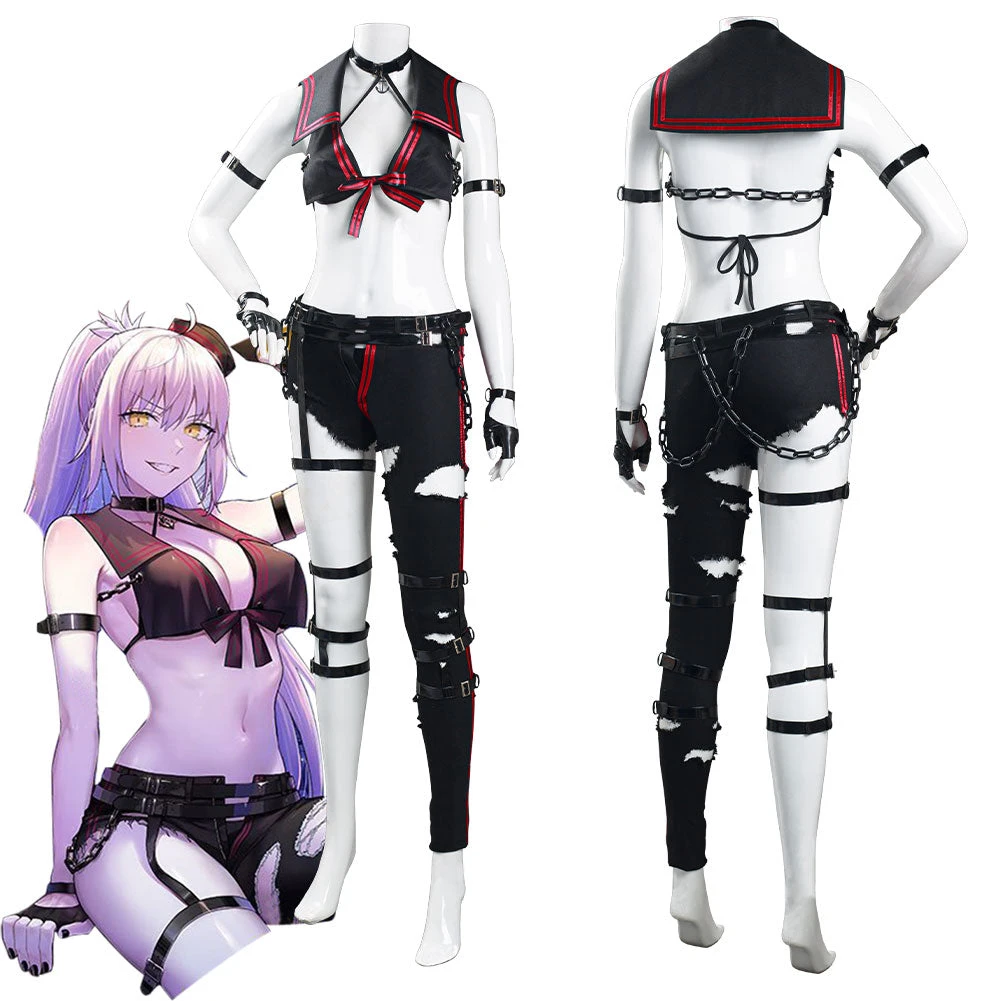 NewCosplay FGO Fate/Grand Order Imaginary Scramble Joan Of Arc Jeanne D‘Arc Sailor Suit Outfits Halloween Carnival Suit Cosplay Costume New Arrivals 3 NewCosplay FGO Fate/Grand Order Imaginary Scramble Joan Of Arc Jeanne D‘Arc Sailor Suit Outfits Halloween Carnival Suit Cosplay Costume New Arrivals