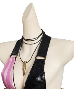 NewCosplay LoL Jinx League Of Legends Skin Outfits Halloween Carnival Suit Cosplay Costume