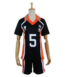 NewCosplay New Arrivals Haikyuu Cosplay Costume Karasuno High School Volleyball Club Tanaka Ryunosuke Sportswear Jerseys Uniform