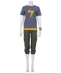 NewCosplay Avengers-Ms. Marvel Kamala Khan Outfits Halloween Carnival Suit Cosplay Costume