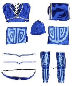 NewCosplay New Arrivals Mortal Kombat Kitana Costume Accessories Outfit Halloween Carnival Suit Cosplay Costume
