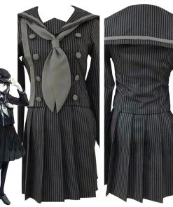 NewCosplay Danganronpa V3 Cosplay Saihara Shuichi School Uniform Skirts Outfit Cosplay Costume