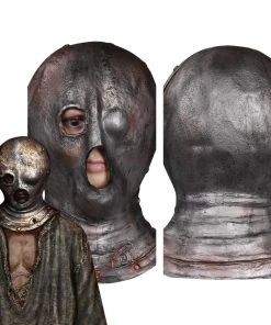 NewCosplay Elden Ring Prisoner Mask Cosplay Latex Masks Helmet Halloween Party Costume Props
