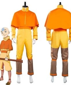 NewCosplay Avatar: The Last Airbender Avatar Aang Jumpsuit Outfits Halloween Carnival Suit Cosplay Costume