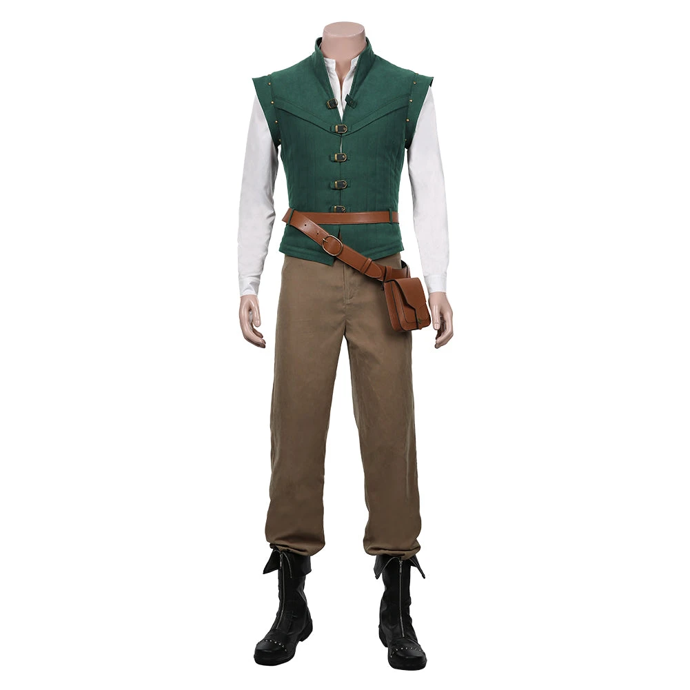 NewCosplay Tangled-Flynn Rider Vest Shirt Outfits Halloween Carnival Suit Cosplay Costume New Arrivals 4 NewCosplay Tangled-Flynn Rider Vest Shirt Outfits Halloween Carnival Suit Cosplay Costume New Arrivals