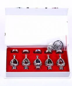 NewCosplay New Arrivals Puella Magi Madoka Magica Soul Necklaces Wtih 5 Tail Rings Cosplay Accessories