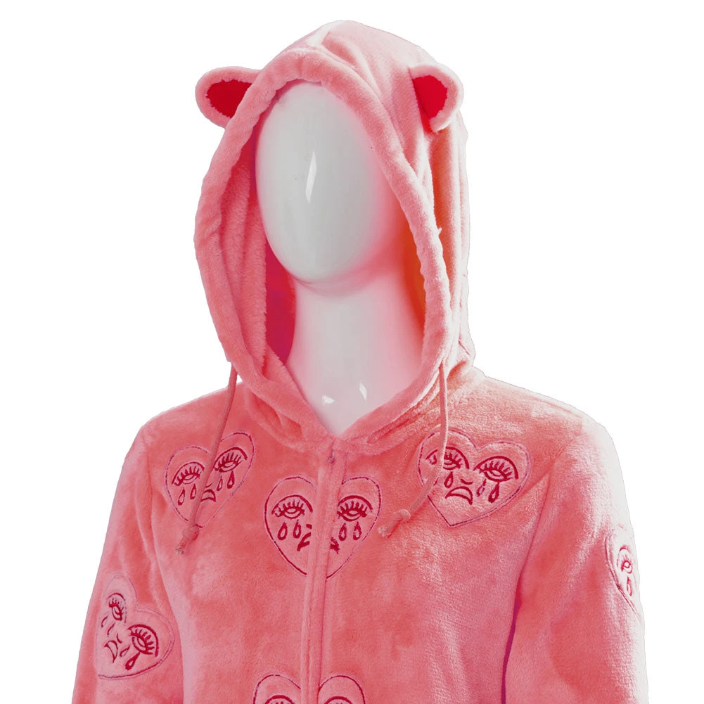 NewCosplay Birds Of Prey Harley Quinn Hooded Pajamas Comic ConCosplay Costume 9 NewCosplay Birds Of Prey Harley Quinn Hooded Pajamas Comic ConCosplay Costume