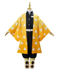 NewCosplay Demon Slayer: Kimetsu No Yaiba Agatsuma Zenitsu Cosplay Costume For Kids Children 14 NewCosplay Demon Slayer: Kimetsu No Yaiba Agatsuma Zenitsu Cosplay Costume For Kids Children