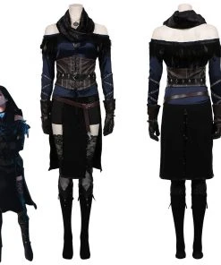 NewCosplay The Witcher 3: Wild Hunt Yennefer Top Skirt Outfits Halloween Carnival Suit Cosplay Costume