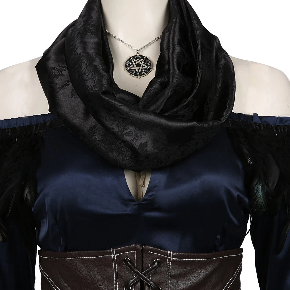 NewCosplay The Witcher 3: Wild Hunt Yennefer Top Skirt Outfits Halloween Carnival Suit Cosplay Costume 8 NewCosplay The Witcher 3: Wild Hunt Yennefer Top Skirt Outfits Halloween Carnival Suit Cosplay Costume