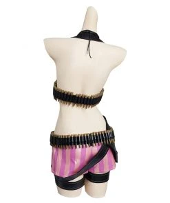 NewCosplay LoL Jinx League Of Legends Skin Outfits Halloween Carnival Suit Cosplay Costume