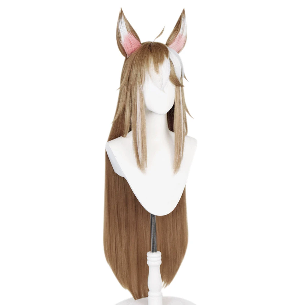 NewCosplay Genshin Impact Ms Hina/Gorou Heat Resistant Synthetic Hair With Ear Cosplay Wig 7 NewCosplay Genshin Impact Ms Hina/Gorou Heat Resistant Synthetic Hair With Ear Cosplay Wig