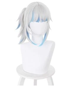 NewCosplay New Arrivals Hololive English VTuber Gawr Gura Heat Resistant Synthetic Hair Carnival Halloween Party Props Cosplay Wig