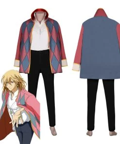 NewCosplay New Arrivals Howl‘s Moving Castle Howl Cloak Outfits Halloween Carnival Suit Cosplay Costume
