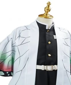 NewCosplay Demon Slayer Kochou Shinobu Uniform Outfit Halloween Carnival Suit Cosplay Costume For Kids Children
