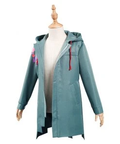 NewCosplay New Arrivals Danganronpa Nagito Komaeda Kids Children Army Green Jacket Coat Cosplay Costume