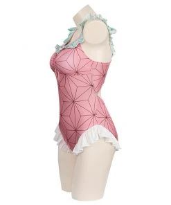 NewCosplay Demon Slayer Kamado Nezuko Bodysuit Swimwear Outfits Anime Cosplay Costume New Arrivals 16 NewCosplay Demon Slayer Kamado Nezuko Bodysuit Swimwear Outfits Anime Cosplay Costume New Arrivals