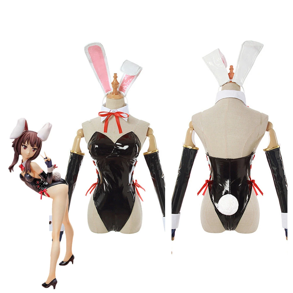 NewCosplay KonoSuba: God‘s Blessing On This Wonderful World! Megumin Bunny Girl Jumpsuit Outfits Halloween Carnival Suit Cosplay Costume New Arrivals 3 NewCosplay KonoSuba: God‘s Blessing On This Wonderful World! Megumin Bunny Girl Jumpsuit Outfits Halloween Carnival Suit Cosplay Costume New Arrivals