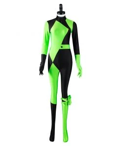 NewCosplay New Arrivals Kim Possible Shego Adult Jumpsuit Halloween Carnival Suit Outfits Cosplay Costume