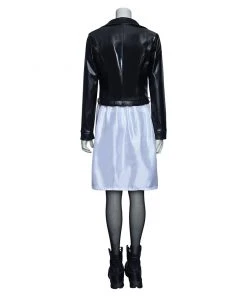 NewCosplay Bride Of Chucky Tiffany Coat Dress Outfits Halloween Carnival Suit Cosplay Costume