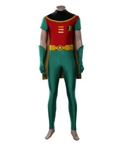 NewCosplay New Arrivals Teen Titans Robin Jumpsuit Outfits Halloween Carnival Costume Cosplay Costume