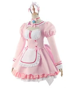 NewCosplay Nekopara Chocola/Vanilla Maid Dress Outfit Halloween Carnival Suit Cosplay Costume New Arrivals