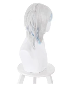 NewCosplay New Arrivals Hololive English VTuber Gawr Gura Heat Resistant Synthetic Hair Carnival Halloween Party Props Cosplay Wig