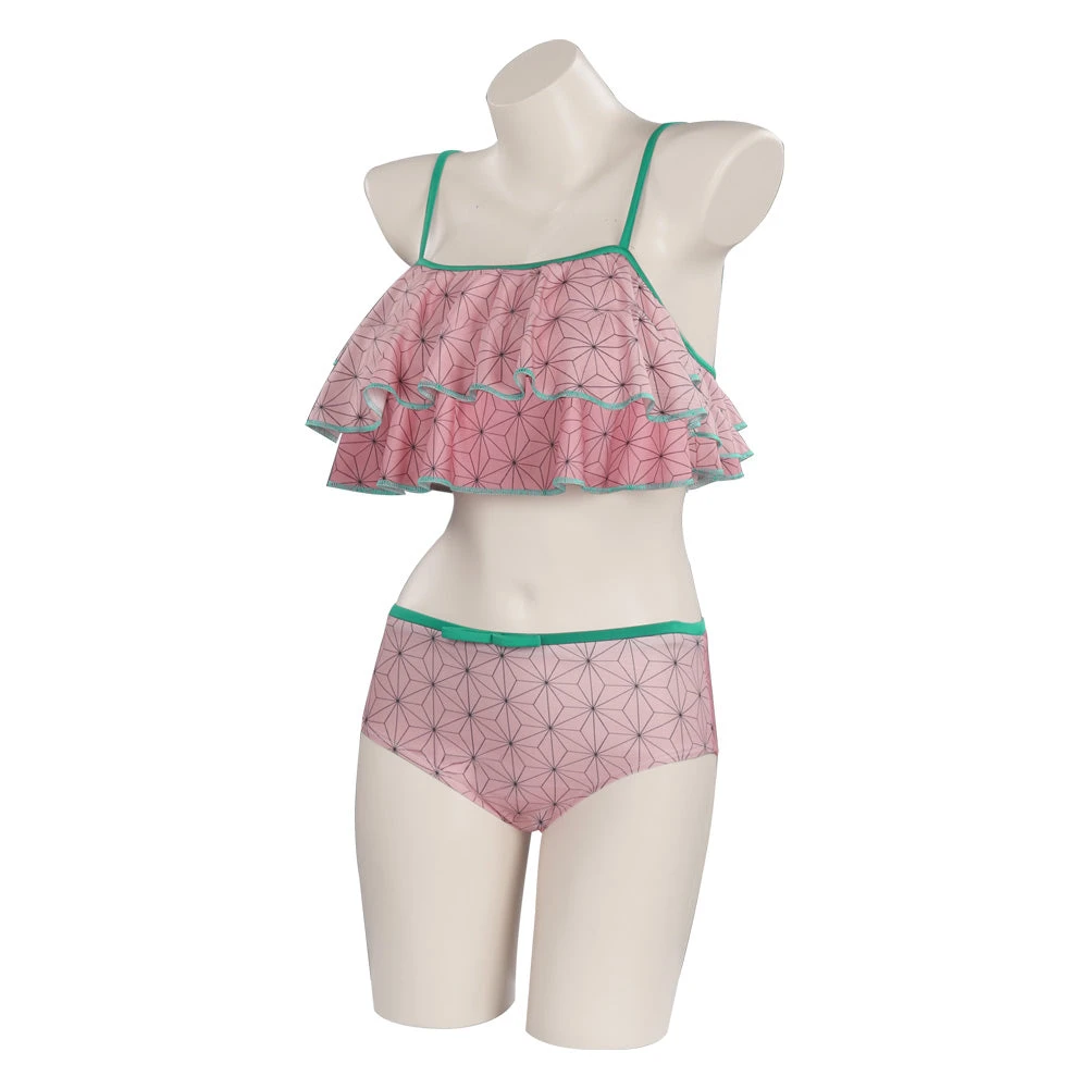 NewCosplay Demon Slayer Kamado Nezuko Swimwear Outfits Halloween Carnival Suit Cosplay Costume New Arrivals 5 NewCosplay Demon Slayer Kamado Nezuko Swimwear Outfits Halloween Carnival Suit Cosplay Costume New Arrivals