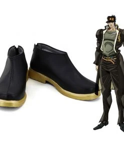 NewCosplay JoJo‘s Bizarre Adventure Kujo Jotaro Boots Halloween Costumes Accessory Cosplay Shoes