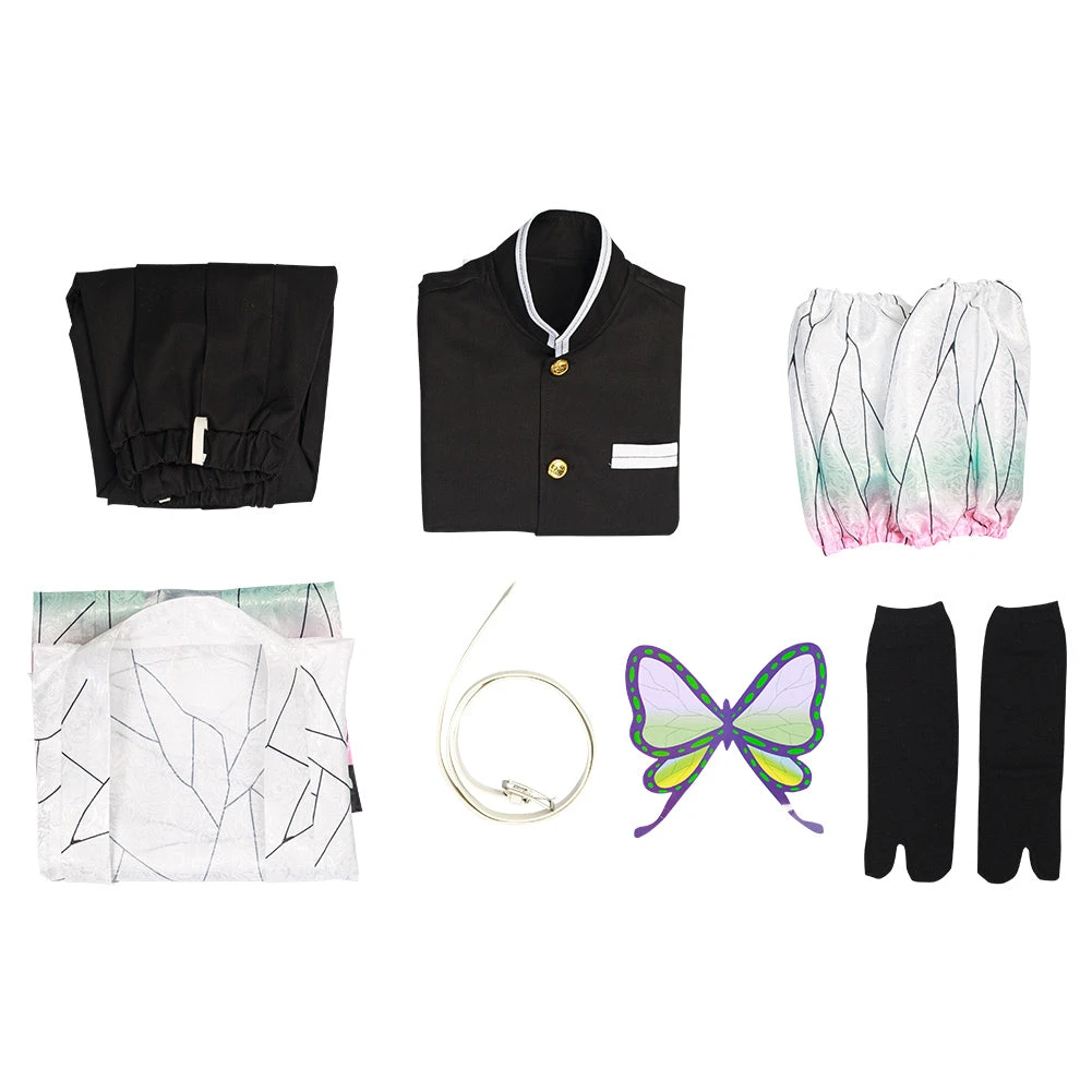 NewCosplay New Arrivals Demon Slayer: Kimetsu No Yaiba Kochou Shinobu Kids Cloak Coat Halloween Carnival Suit Cosplay Costume 11 NewCosplay New Arrivals Demon Slayer: Kimetsu No Yaiba Kochou Shinobu Kids Cloak Coat Halloween Carnival Suit Cosplay Costume