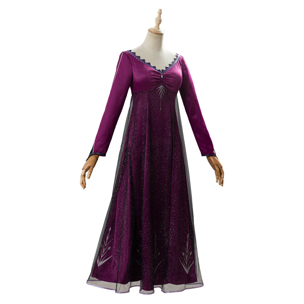NewCosplay Frozen 2 Elsa Adult Outfit Purple Dress Cosplay Costume New Arrivals 7 NewCosplay Frozen 2 Elsa Adult Outfit Purple Dress Cosplay Costume New Arrivals
