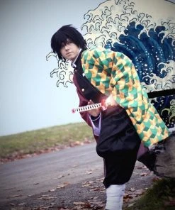 CosplaySky New Arrivals Demon Slayer: Kimetsu No Yaiba Tomioka Giyuu Cosplay Costume