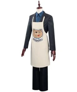 NewCosplay The Way Of The Household Husband Tatsu Shirt Pants Apron Outfits Halloween Carnival Suit Cosplay Costume
