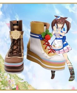 NewCosplay New Arrivals Pretty Derby Hishi Akebono Boots Halloween Costumes Accessory Custom Made Cosplay Shoes