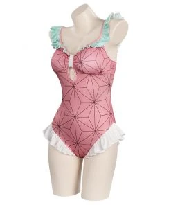 NewCosplay Demon Slayer Kamado Nezuko Bodysuit Swimwear Outfits Anime Cosplay Costume New Arrivals 13 NewCosplay Demon Slayer Kamado Nezuko Bodysuit Swimwear Outfits Anime Cosplay Costume New Arrivals