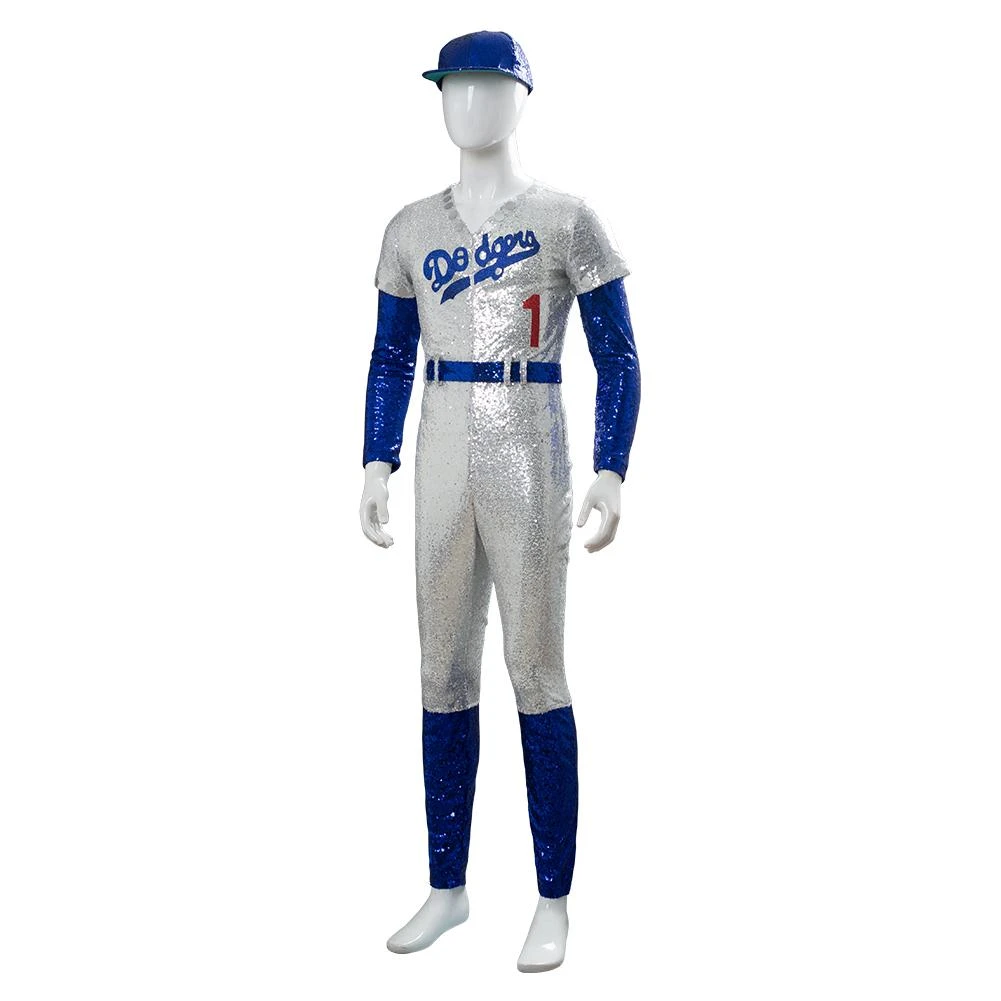 NewCosplay Rocketman Elton John Dodgers Baseball Uniform Cosplay Costume New Arrivals 5 NewCosplay Rocketman Elton John Dodgers Baseball Uniform Cosplay Costume New Arrivals