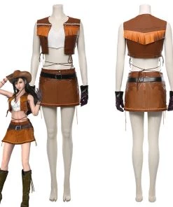 NewCosplay Final Fantasy VII Remake Tifa Lockhart The Cowboy Suit Halloween Carnival Costume Cosplay Costume New Arrivals