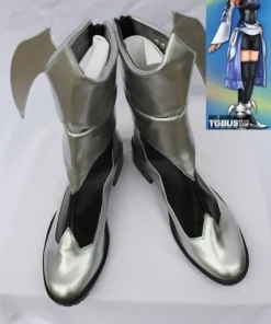 NewCosplay Kingdom Hearts Birth By Sleep Aqua Cosplay Boots Shoes
