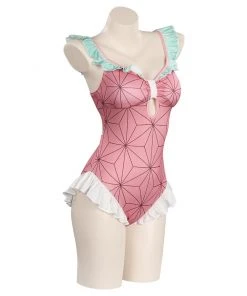 NewCosplay Demon Slayer Kamado Nezuko Bodysuit Swimwear Outfits Anime Cosplay Costume New Arrivals 15 NewCosplay Demon Slayer Kamado Nezuko Bodysuit Swimwear Outfits Anime Cosplay Costume New Arrivals