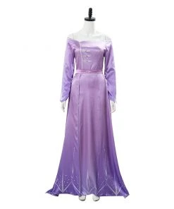 NewCosplay New Arrivals Frozen 2 Elsa Dress Nightgown Gown Pink Arendelle Bedroom Dress Purple Violet Cosplay Costume