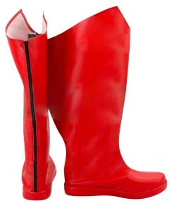 NewCosplay New Arrivals Superman Red Boots Cosplay Shoes Custom Made