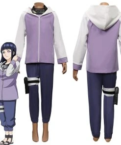 NewCosplay Anime NARUTO Hinata Hyuga Kids Children Outfits Halloween Carnival Costume Cosplay Costume