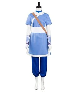 NewCosplay Avatar: The Last Airbender Katara Halloween Carnival Suit Cosplay Costume