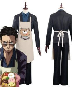 NewCosplay The Way Of The Household Husband Tatsu Shirt Pants Apron Outfits Halloween Carnival Suit Cosplay Costume