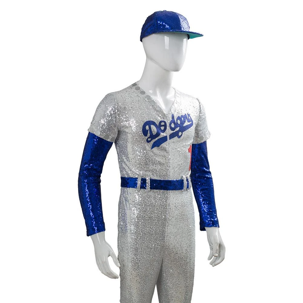 NewCosplay Rocketman Elton John Dodgers Baseball Uniform Cosplay Costume New Arrivals 10 NewCosplay Rocketman Elton John Dodgers Baseball Uniform Cosplay Costume New Arrivals