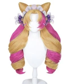 NewCosplay League Of Legends LoL Gwen Heat Resistant Synthetic Hair Carnival Halloween Party Props Cosplay Wig