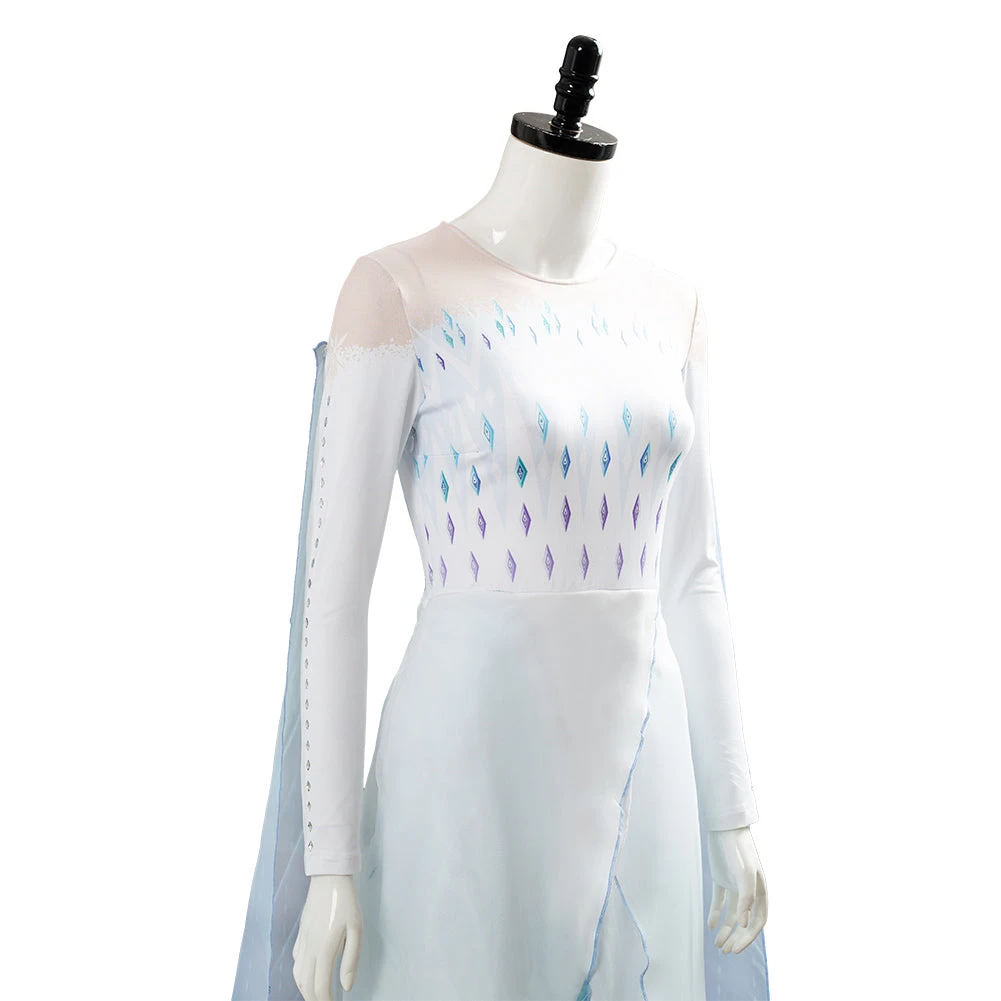 NewCosplay Frozen 2 Elsa Ahtohallan Cave Queen White Gown Cosplay Costume New Arrivals 10 NewCosplay Frozen 2 Elsa Ahtohallan Cave Queen White Gown Cosplay Costume New Arrivals