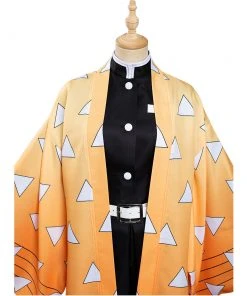 NewCosplay Demon Slayer: Kimetsu No Yaiba Agatsuma Zenitsu Kimono Comic Con Cosplay Costume New Arrivals 16 NewCosplay Demon Slayer: Kimetsu No Yaiba Agatsuma Zenitsu Kimono Comic Con Cosplay Costume New Arrivals